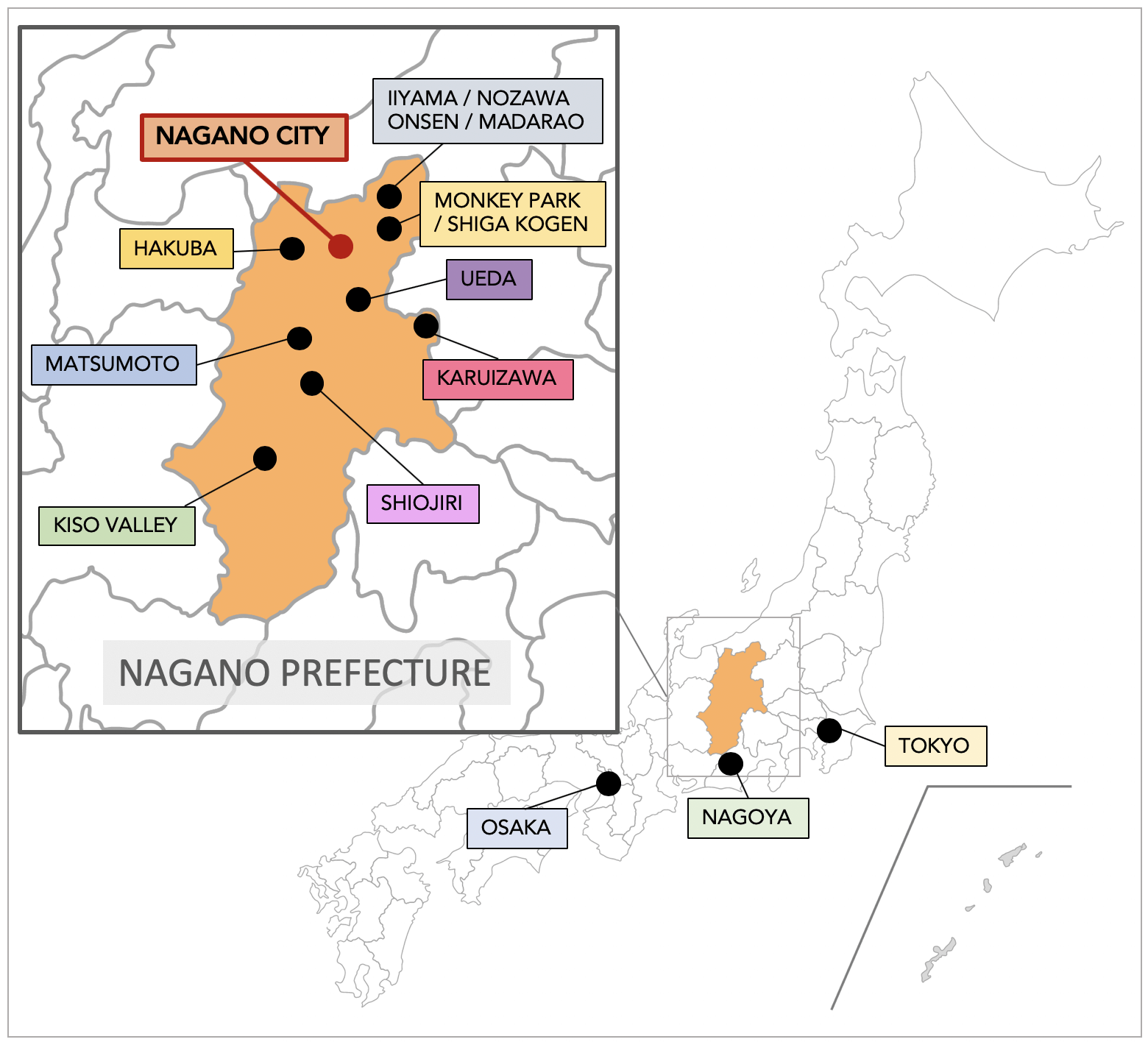 bản đồ tỉnh nagano ban-do-tinh-nagano